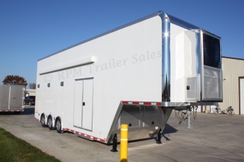 36' Aluminum Gooseneck Stacker Trailer